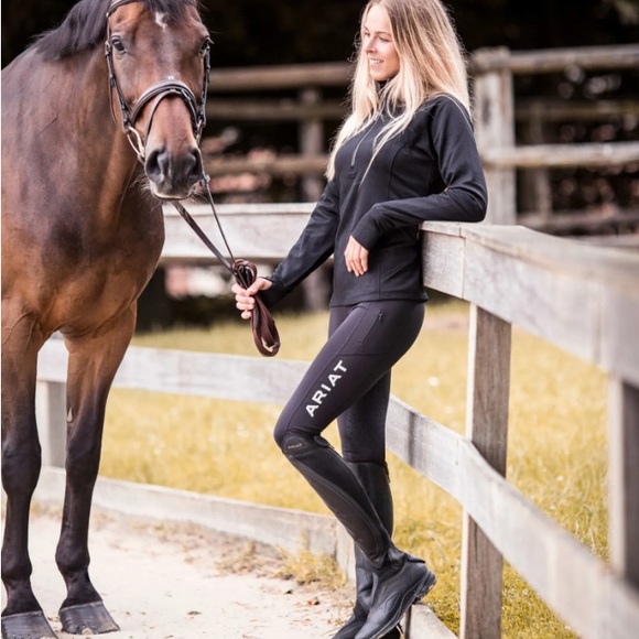 Ariat EOS Women's Black Riding Tights - Picture 1 of 16